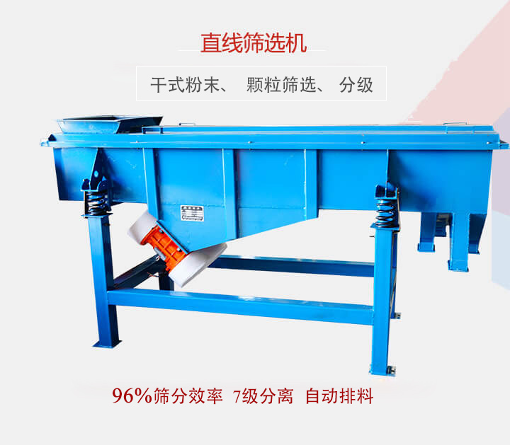 直線篩選機(jī)用于篩選、分級(jí)各種粉末、顆粒