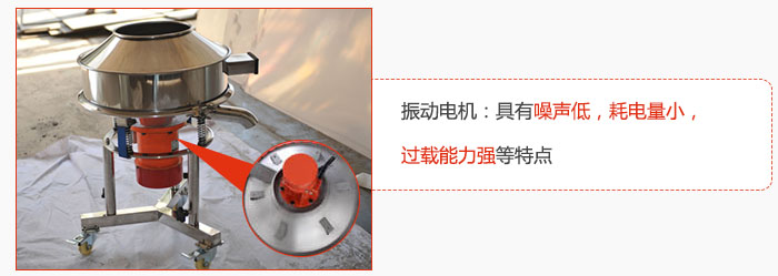 振動電機：具有噪聲低，耗電量小，過載能力強等特點