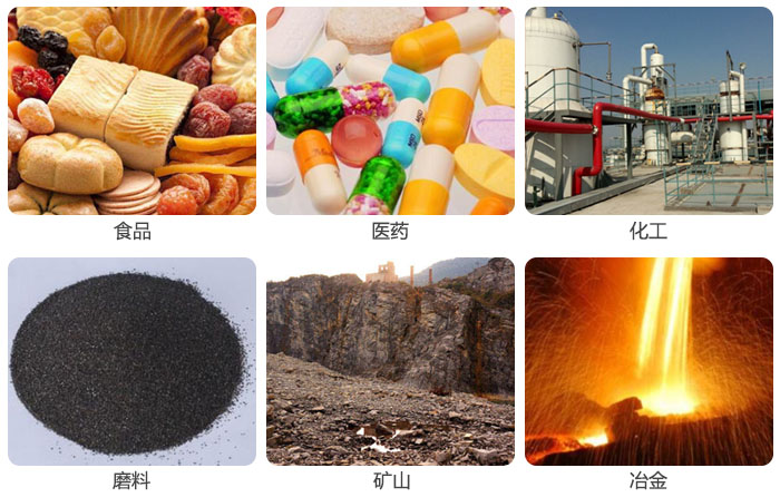 實(shí)驗(yàn)篩用于食品，磨料，醫(yī)藥，化工，冶金等行業(yè)的試驗(yàn)中。