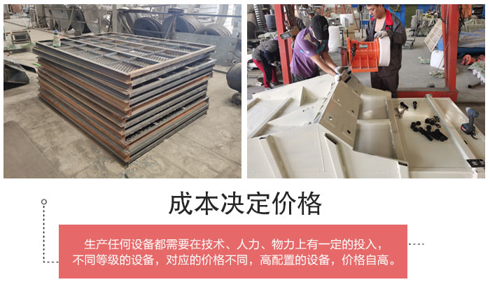 直線篩分機(jī)篩網(wǎng)，篩箱部件展示